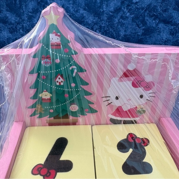 Wood Hello Kitty Countdown Calendar Days ‘Till Christmas Girls Kids Collectible - Picture 2 of 8